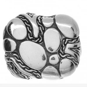 Auth Joh Hardy SS Kali Pillow Ring 57 8
